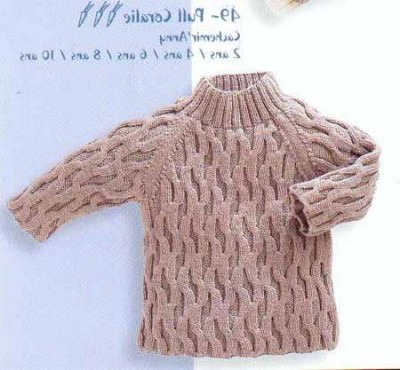 Вязание свитера для мальчика